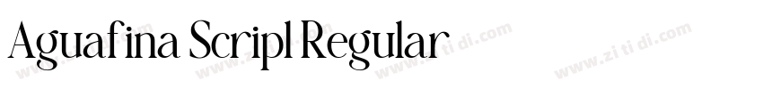 Aguafina Scripl Regular字体转换 Aguafina Scripl Regular字体转换